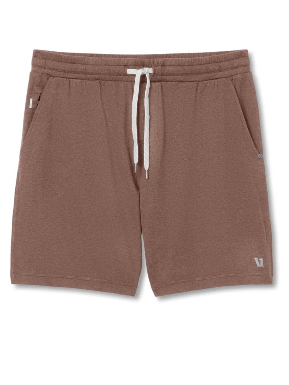 Vuori Men's Ponto Performance Short 7" in Sable Heather Sz XXL